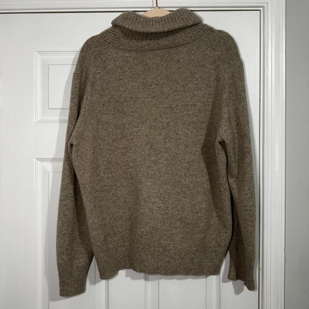 J. Crew Men’s Shawl Collar Lambswool Sweater Medium